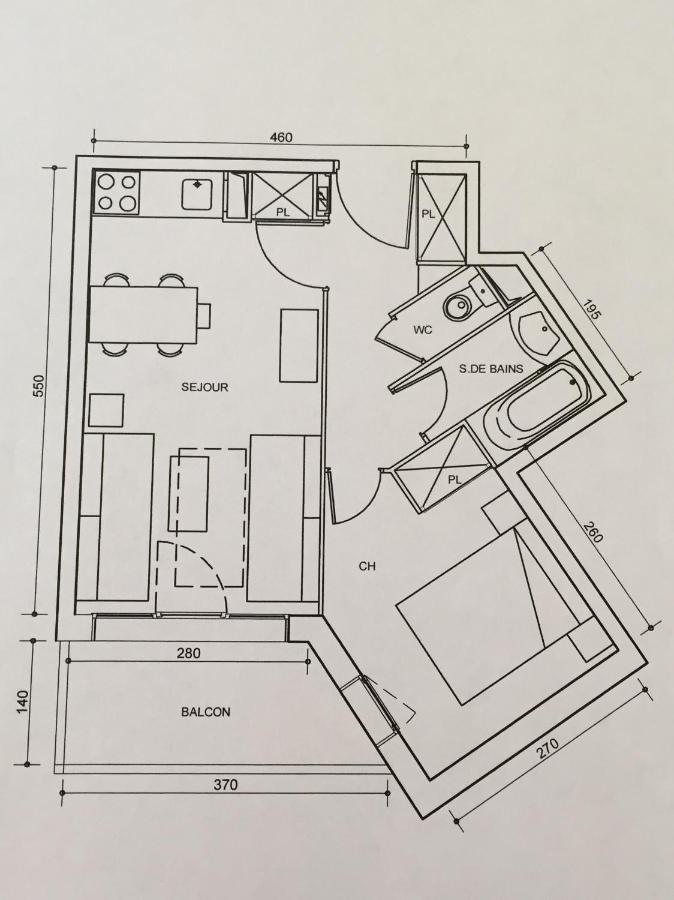 Appartement Vars Vars  Ngoại thất bức ảnh